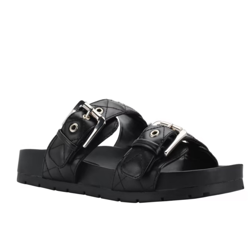 Guess Felda Quilted Buckle Sandal Size 7 New - Picture 5 of 8